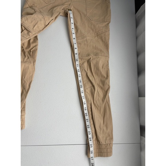 Sincerely Jules Jogger Pants Utility Style Casual Comfy Beige Size S - Picture 7 of 8